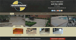 Desktop Screenshot of decorativeconcretecalifornia.com